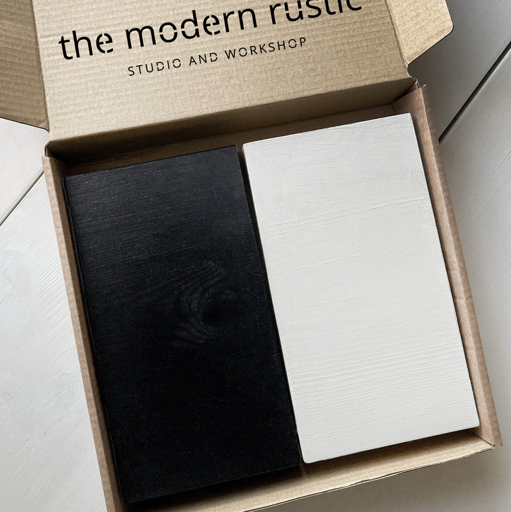 Simple Sample Blocks Wood Sample Blocks – The Modern Rustic